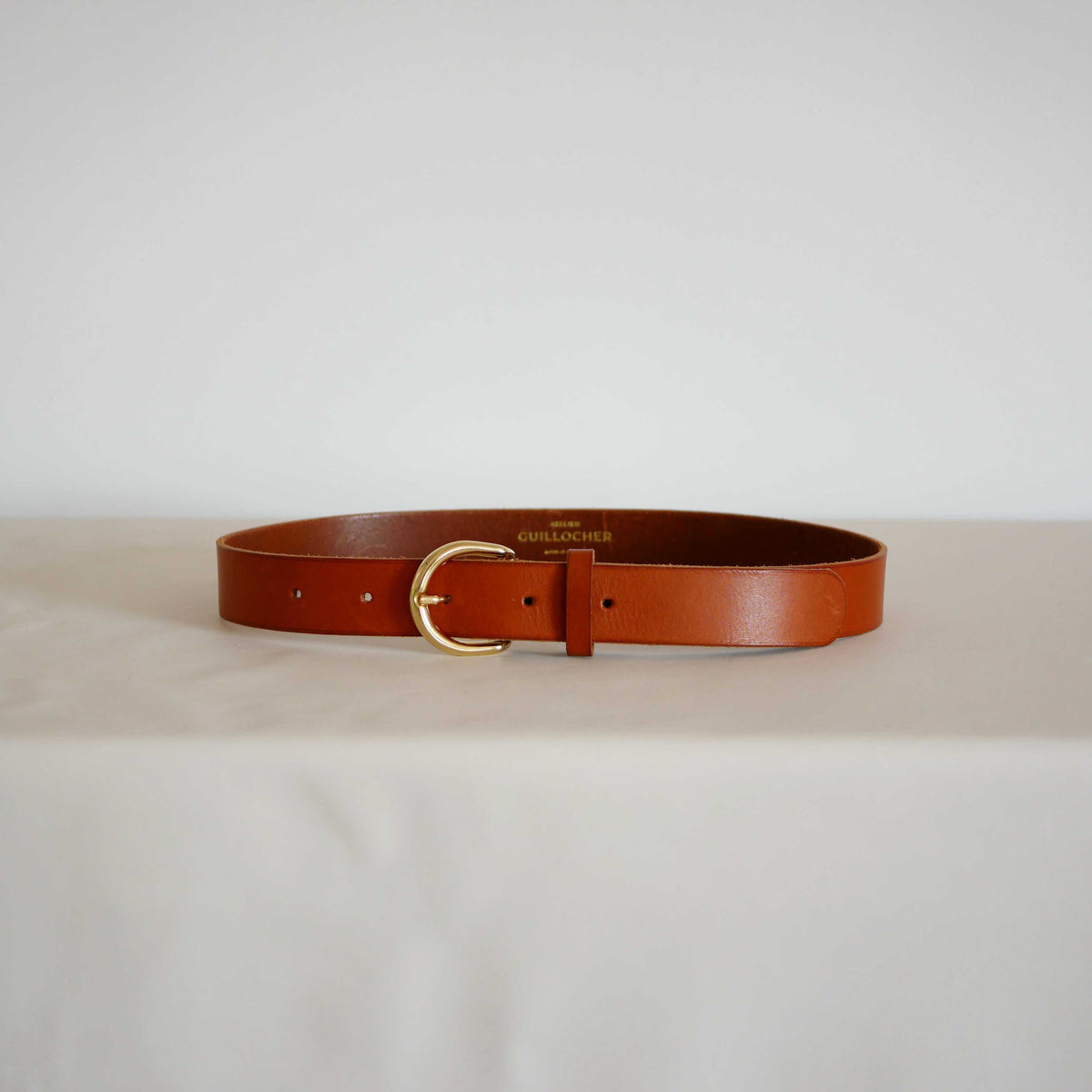 Ceinture femme Jeanne en cuir – Boucle dorée