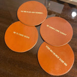 Lot de 4 Dessous de verre personnalisés