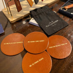 Lot de 4 Dessous de verre personnalisés