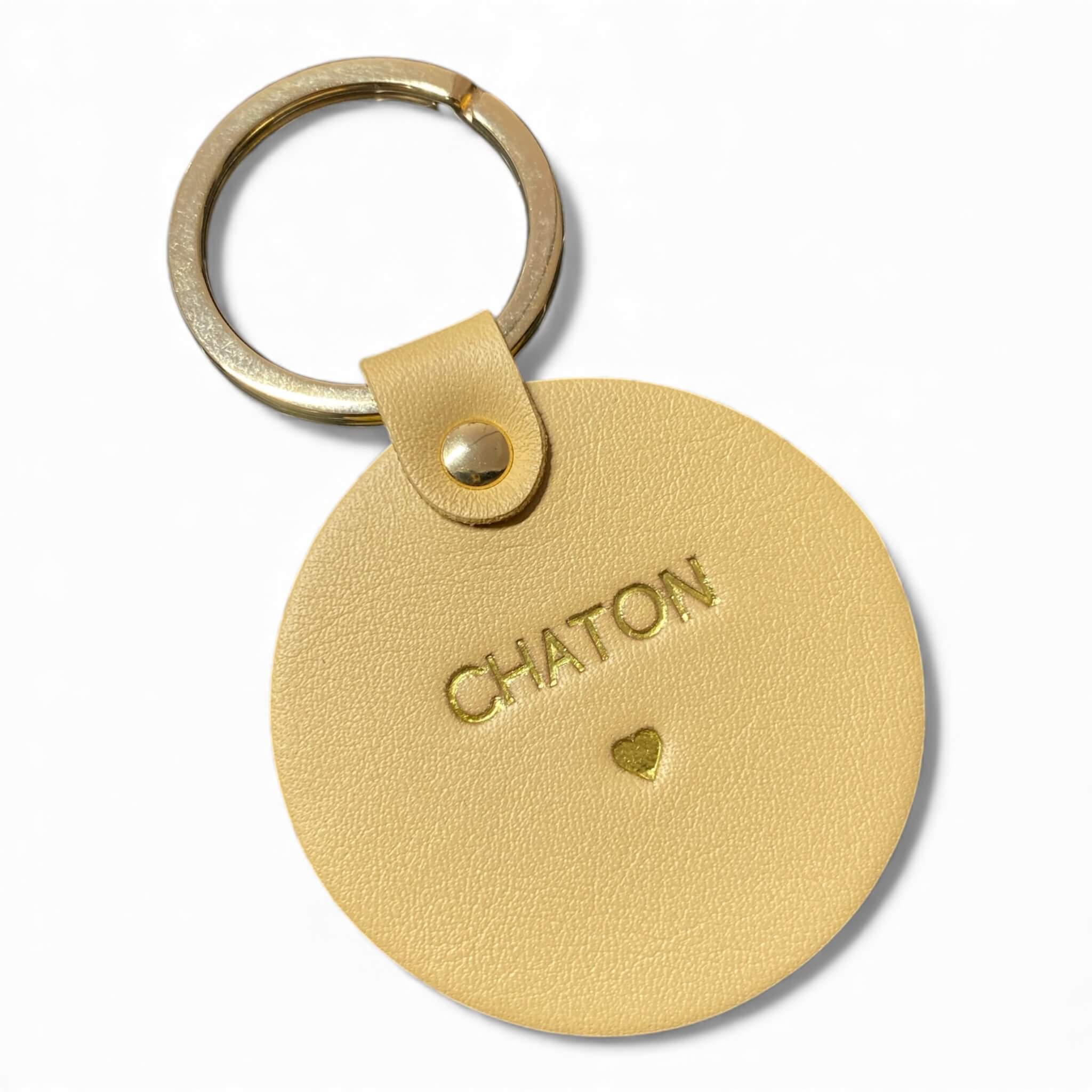 Porte-clés ROND personnalisé